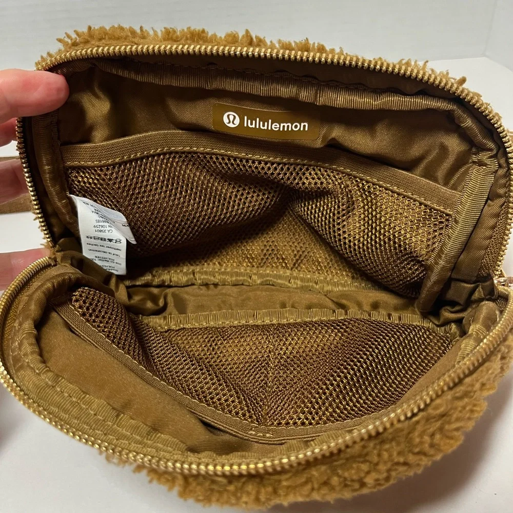 lululemon athletica Brown Sherpa Belt Bag